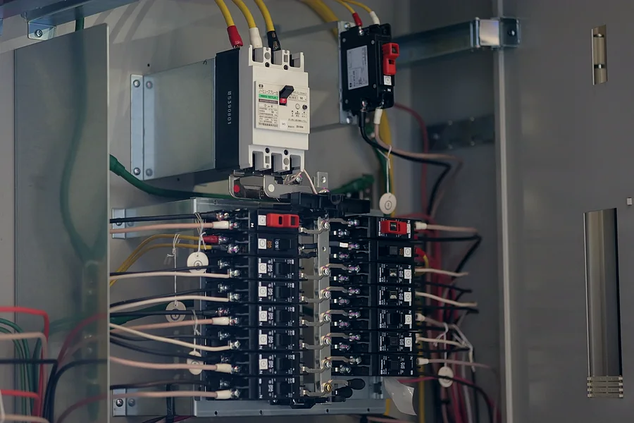 屋外設備の電源工事