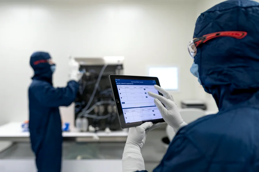 タブレットによる設備の監視・操作